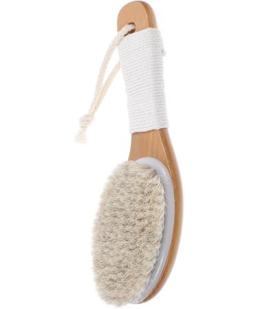 Beavorty Exfoliating Back Scrubber with Wooden Handles Bath Body Scrubber Exfoliator Body Washing Loofah Sponge Shower Mitt Tools Bathroom Accessories for Men Women - Buy Online on GoSupps.com