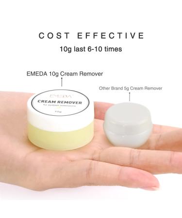 EMEDA Eyelash Extension Remover Cream 10g - Professional Lash Glue Remover for Quick Dissolving of Adhesive in 60s - Buy Online on GoSupps.com