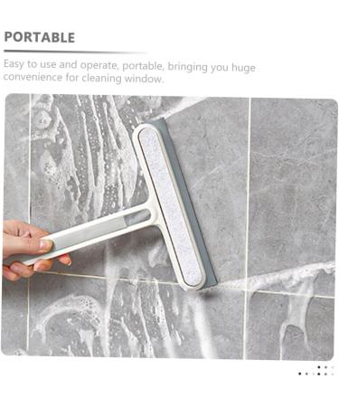 KONTONTY Wiper Cleaning Brush Razor Scraper Window Screen Cleaner Squeegee for Car Windows Silicone Spatula Turner Auto Glass Cleaner Floor Cleaner Shower Bathroom White Inflatable Rojas Pp - Buy Online on GoSupps.com