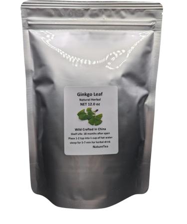 Ginkgo Leaf - Premium Ginkgo Biloba Loose Leaf 100% from Nature (12 oz) 12 Ounce (Pack of 1)