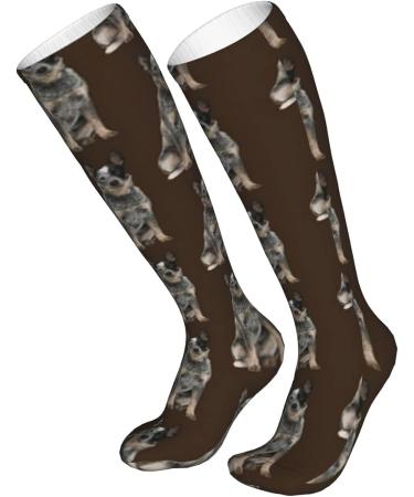 Australian Cattle Dog Compression Socks for Men & Women - 15-20 mmHg Circulation Support for Running & Cycling - Buy Online on GoSupps.com