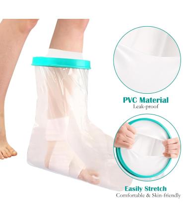 Waterproof Leg Shower Protection for Adults - Tnsland Reusable Plaster for Broken Toes Ankle Burns & Wound Care - Buy Online on GoSupps.com