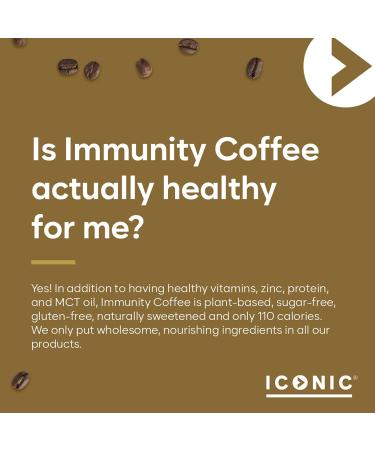 Iconic Protein Coffee Sample Pack - Keto Coffee Alternative with Vitamin D3, Vitamin C, Zinc, MCT Oil, Pea Protein - 200mg Caffeine - Sugar Free, Gluten Free, Dairy Free (3 Pack) - Buy Online on GoSupps.com