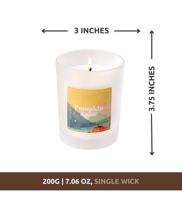 Folkulture Fall Candles - Scented Soy Wax Pumpkin Spice Candle Jar - 50 Hr Burn Time Non-Toxic & Odor Eliminating - Perfect Candle Gifts for Women - Buy Online on GoSupps.com