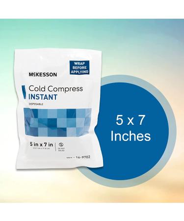 McKesson Cold Compress Instant Cold Pack 5 x 7 Disposable - 24 Packs - Buy Online on GoSupps.com
