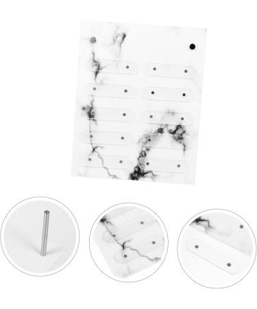 Nail Display Board Nail Color Chart Display Coloured Card Practice Color Sticks Nail Art Showing Holders Nail Art Showing Board Pegboard Display Stand Color Cards Magnetic Acrylic - Buy Online on GoSupps.com