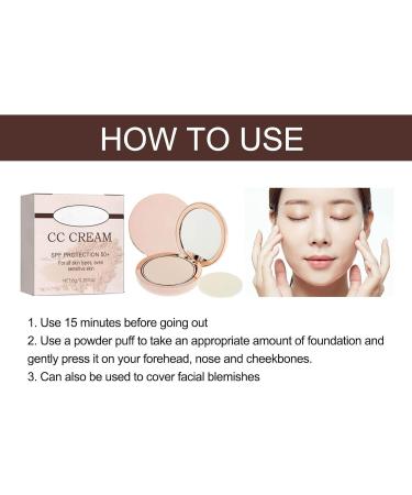 Always Divinia Ilumina Cc Full Coverage Firming Cream Foundation SPF 50+ Waterproof Long Lasting Full Coverage Concealer Powder - Buy Online on GoSupps.com