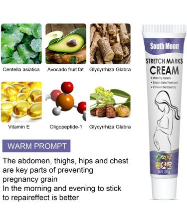 DUBUSH EarthBlend Stretch Mark Relief Stretch Mark Repair Cream Stretch Mark Moisturizer Firms Skin and Prevents New Stretch Marks from Forming - Buy Online on GoSupps.com