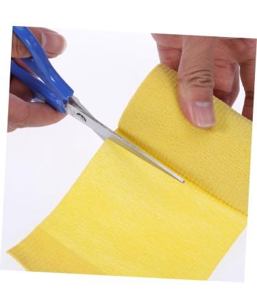 Healvian Rolls Athletic Tape - Non Woven Self-Adhesive Tape & Pet Knee Pads - Yellow Medium | International Shipping - Buy Online on GoSupps.com