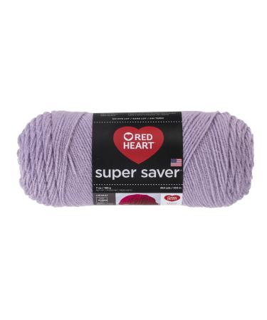 RED HEART Super Saver Yarn  Pale Plum (E300.0579) Solid - Pale Plum