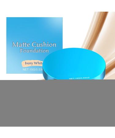 Sghtil Makeup Foundation Pad Sweatproof Correction Pad for Girls Light Correction Cream for Business Trips Travel School Ivory