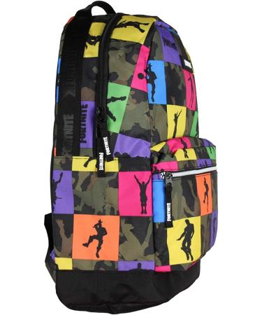 Fortnite Backpack - Black/Green, One Size