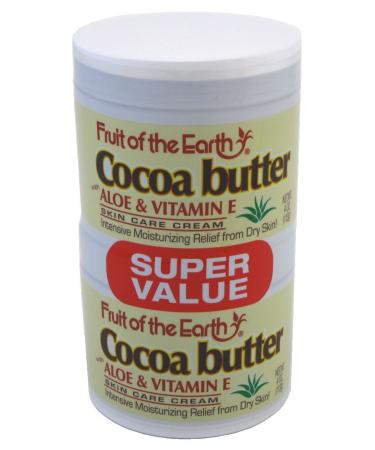 Fruit of the Earth Cocoa Butter 4 Ounce Jars (Pack of 2)