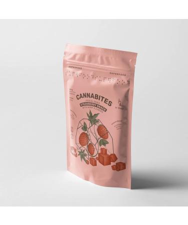 Cannabites - Freeze Dried Strawberry Snack with Hemp Flowers - Buy Online on GoSupps.com