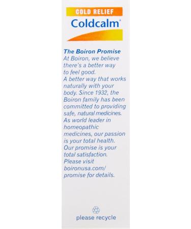 Boiron Coldcalm Cold Relief 60 Tablets (Pack of 3) - Fast-Acting Relief for Cold Symptoms - Buy Online on GoSupps.com