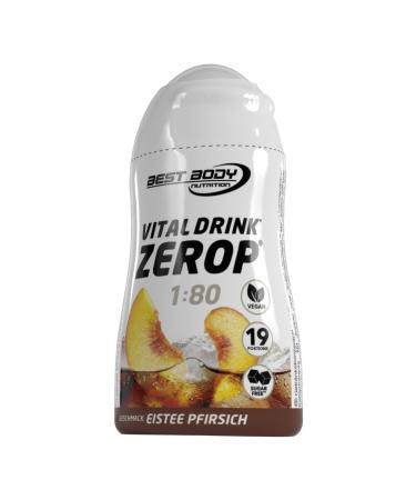 Best Body Nutrition Vital Drink Zerop Squeeze (48ml) Th glac la p che - Aliments fonctionnels - Ar mes/Edulcorants Th glac la p che 48 ml (Lot de 1)