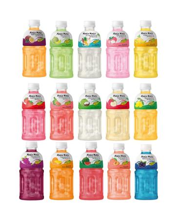 Mogu Mogu Fruit Juice Drink with Nata De Coco Gotta Chew 320ml (12 Bottles Random 6 Flavours) HALAL