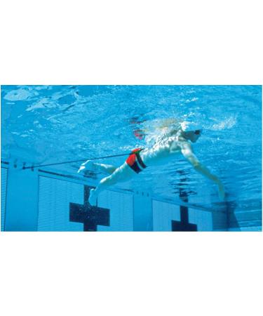 Strechcordz Zug Rope Aqua-Gym Short-Belt | Swimming & Running Training | 1.20m | Latex Train Rope | Durable Nylon Fastening | Neoprene Belly Belt | For Swimmers & Triathletes | Strength Training 3.6-10.8 kg - Buy Online on GoSupps.com