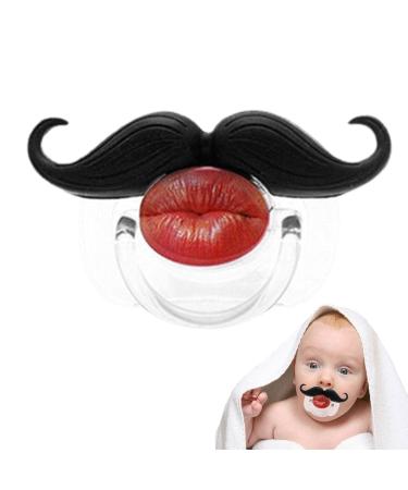 Vincenten Mustache Pacifier for Toddlers | Cute & Novelty Beard Soother | Safe & Soft for Babies - Unisex - Buy Online on GoSupps.com