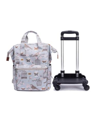 Reusable Grocery & Market Shopping Bags -Light Boarding Portable Travel Bag Detachable Shoulder Bag Medium Large Capacity (18 inch)