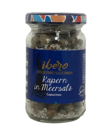 Ibero Capers in Sea Salt Capucines 6-Pack (6x75g Jars) - Premium Quality Capers for Gourmet Cooking | International Shipping - Buy Online on GoSupps.com