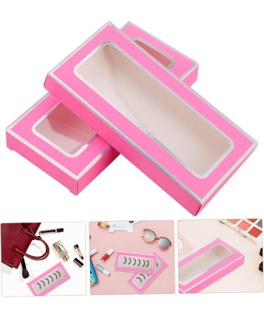 Buy Minkissy 30pcs False Eyelash Box - Perfect Organizer for Fake Lashes | Empty Lash Holder Case - Pink Cosmetic Storage - Buy Online on GoSupps.com