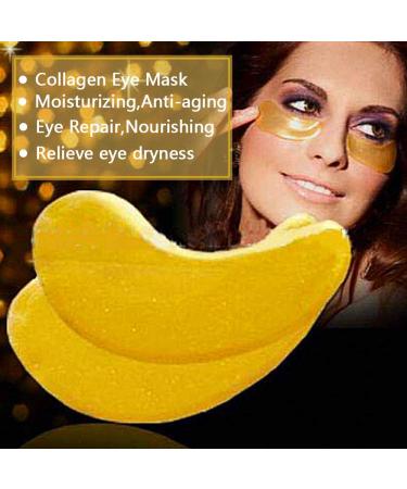 30 Pairs Gold Collagen Eye Masks - Anti-Aging Pads for Dark Circles Puffiness & Moisture Donation - International Shipping - Buy Online on GoSupps.com