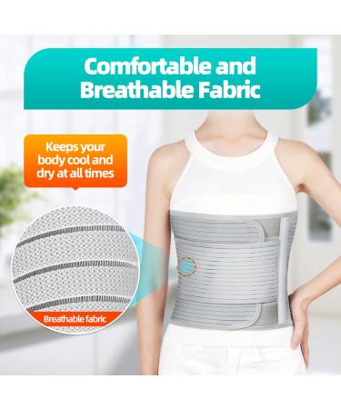 GUANAI Broken Rib Brace - Breathable Chest Wrap Belt for Men & Women - Medium Size for Rib Injury Support and Protection - Buy Online on GoSupps.com