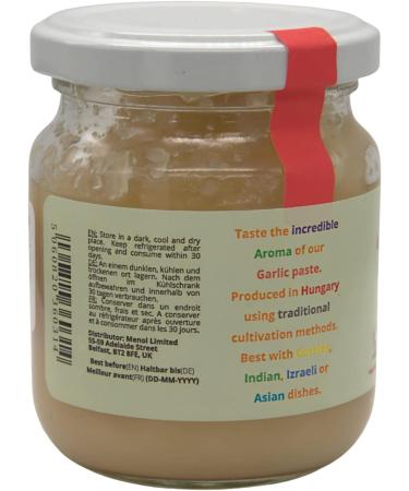 Menol Spices Garlic Paste 210g - Authentic EU (Hungary) Garlic Puree for Fresh Gourmet Flavors - Buy Online on GoSupps.com