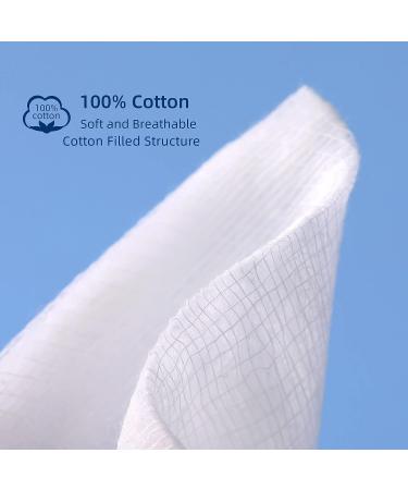 JMU Sterile Cotton Gauze Pads 2x2 - 100pcs, 8-ply Nonstick Woven Sponges for Wounds - Individually Wrapped Dental Gauze Bulk - Buy Online on GoSupps.com