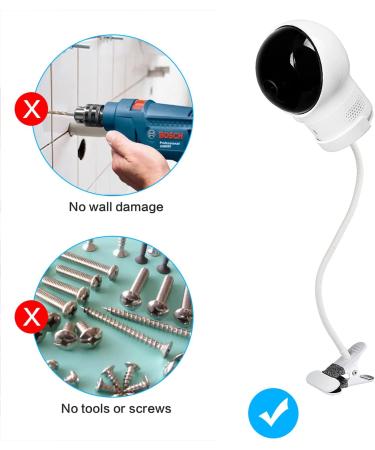 Buy Flexible Babyphone Bracket for Eufy Spaceview | Secure Monitor Holder for Baby's Room - Buy Online on GoSupps.com
