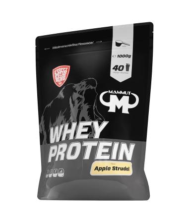Mammut Nutrition Whey Protein Apple Strudel Whey Protein Protein Shake 1000 g Apple Strudel 1 kg (1 pack)