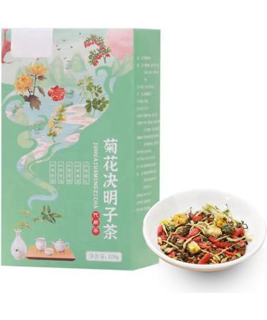 Chrysanthemum Cassia Seed Tea Combination Floral Tea Health Tea Pure 120g 20 Counts Convenient Brewing with Triangular Tea Bags for Modern People - Buy Online on GoSupps.com