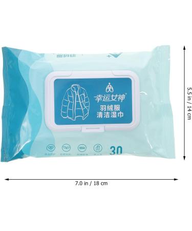 Angoily Stain Remover for Clothes: Instant Stain Remover Wipes Cleaning Wipes Clothes Dry Cleaner Wipes Wet Tissue for down Jacket Leather Cleaning Furniture Shoes 30pcs - Buy Online on GoSupps.com