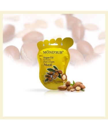 Moisturizing Foot Mask for Dry Cracked Skin - 5 Pcs Elitzia ETMM02 with Argan Oil - Repair & Refresh Feet for Men & Women - Buy Online on GoSupps.com