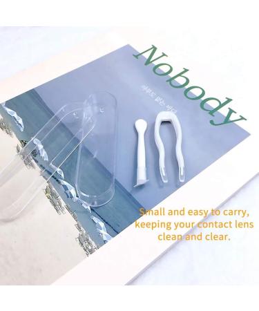 5-Part Mini Travel Contact Lens Set - Plastic Insertion & Removal Tool Kit with Soft Tip Tweezers | Color-i - International Shipping Available - Buy Online on GoSupps.com