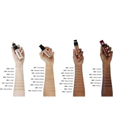 L'Or al Paris Infallible Fluid Foundation 24 Hour Fresh Wear - All Skin Types - 220 Sand Pack of 3 (3 x 30 ml) - Buy Online on GoSupps.com