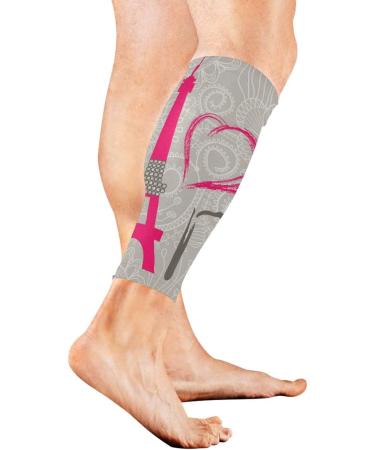 Ezioly Paris Compression Stockings - Floral Design Calf Protection for Running Cycling Travel & Nurses - Buy Online on GoSupps.com