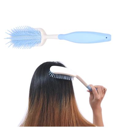 Long Handle Comb for Massage | ABS Silicone Paddle Brush for Elderly & Hand Disability - Comfortable & Ergonomic - Buy Online on GoSupps.com