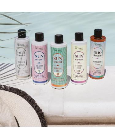 BIOCARE SHOP srl SUN SCREEN Uva 20 SPF Medium Protection Sun cream with medium protection suitable for already lightly tanned skin The kiss of the sun on the skin 250 ml Biocare Made in Italy - Buy Online on GoSupps.com