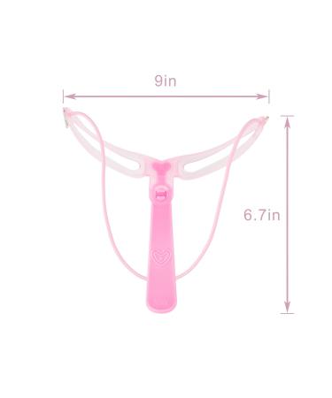 Reusable Eyebrow Stencil Kits - 8 Washable Eyebrow Stencils with Handle & Strap - Perfect for Beginners & Professionals - Pink - International Shipping Available - Buy Online on GoSupps.com