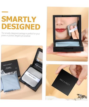 Beavorty 4 Sets Oil Blotting Paper Face Blotting Paper Blotting Paper for Oily Skin Cleaning Tissue Oil Paper Face Facial Oil Control Paper Oil-Absorbing Paper Sponge Cleaning Tablet - Buy Online on GoSupps.com