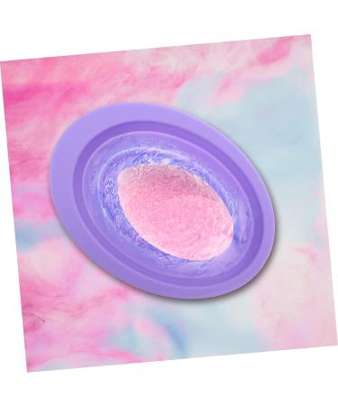 Housoutil Cleaning Pad Silicon Brush Cleaner Cosmetics Brush Scrubber Makeup Cleaning Mat Cosmetic Brush Cleaner Pad Makeup Scrubber Bowl Silica Gel Purple Cleaning Brush Make up 14.5x11cm Purple - Buy Online on GoSupps.com