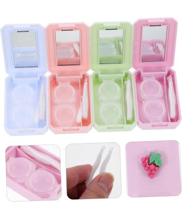Homsfou 32-Pack Glass Contact Lens Containers & Travel Cases | Stylish Cosmetic Lens Storage Solutions - Buy Online on GoSupps.com