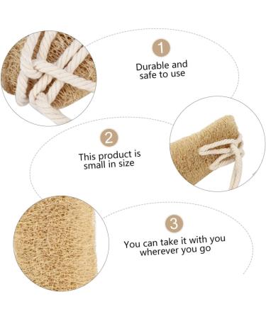 Beavorty Loofah Bath Towel & Body Scrubber - Exfoliating Shower Strap for Smooth Skin | Travel-Friendly Natural Back Scrubber - Buy Online on GoSupps.com
