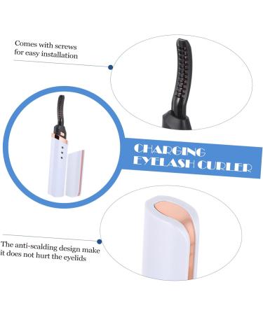 Housoutil Eyelash Curler USB Rechargeable Lash Curler Eyelash Styling Tool Lash Tool Mini Eye Lash Make- up Tool Natural Mascara Mini Curler White Abs Cosmetic Curling Iron - Buy Online on GoSupps.com
