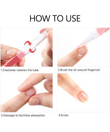 Jutqut Cuticle Oil Pen 6Pcs Nail Polish Repair Gel Pen Care Oil Pen Nutrition Oil Nail Care Repair Cracked Dry Cuticle Manicure Care Moisturize & Polish for Nails Strengthener Nail Growth - Buy Online on GoSupps.com