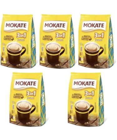 Mokate 3 in 1 Caramel Roasted Coffee 5 x10 sachets