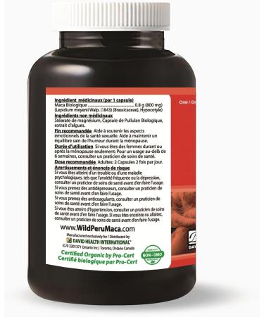 InkaMaca Organic Red Maca Capsules 800 mg Gelatinized Red Maca Root Pills for Women Non-GMO Vegan Free of Gluten Dairy & Soy Made in Canada (90 Count) Peru Maca Red - Buy Online on GoSupps.com