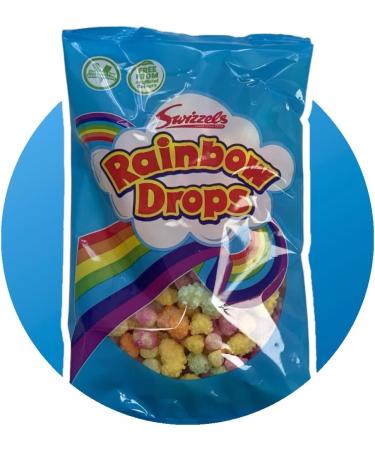Swizzels Rainbow Drops - 3 Packs of 32g Each (Total 96g) | Colorful and Crunchy Candy Delight (1 Box (10 x 96g)) - Buy Online on GoSupps.com